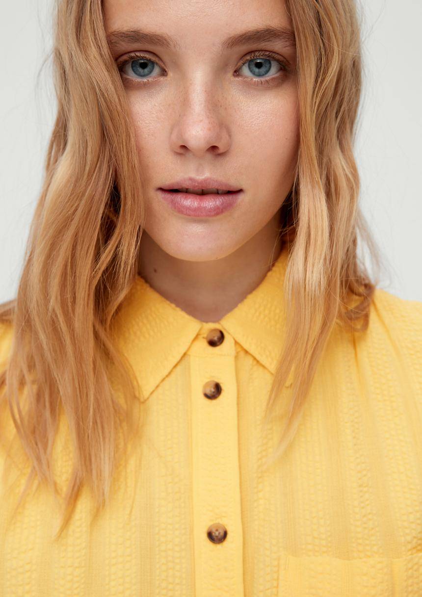S.Oliver Oversize-Bluse Aus Baumwolle
