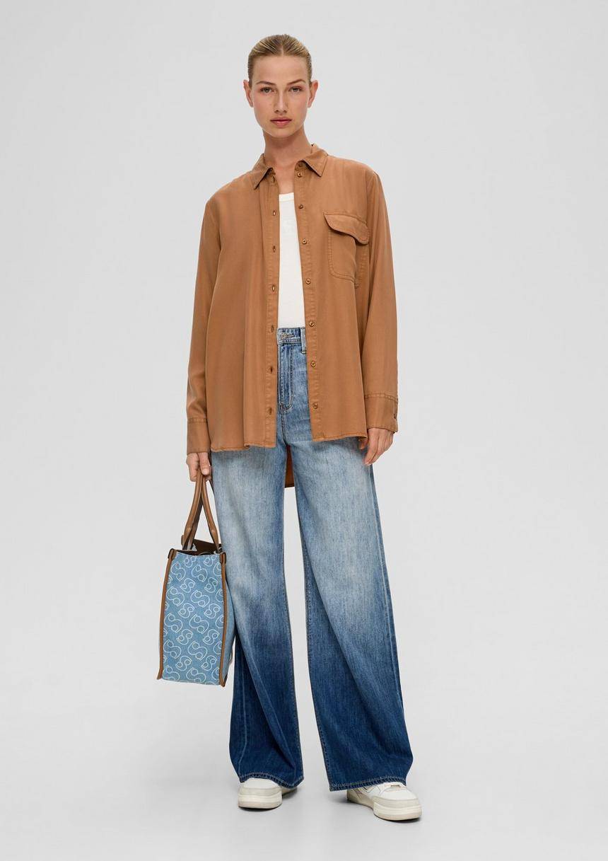 S.Oliver Oversize-Bluse Aus Lyocell
