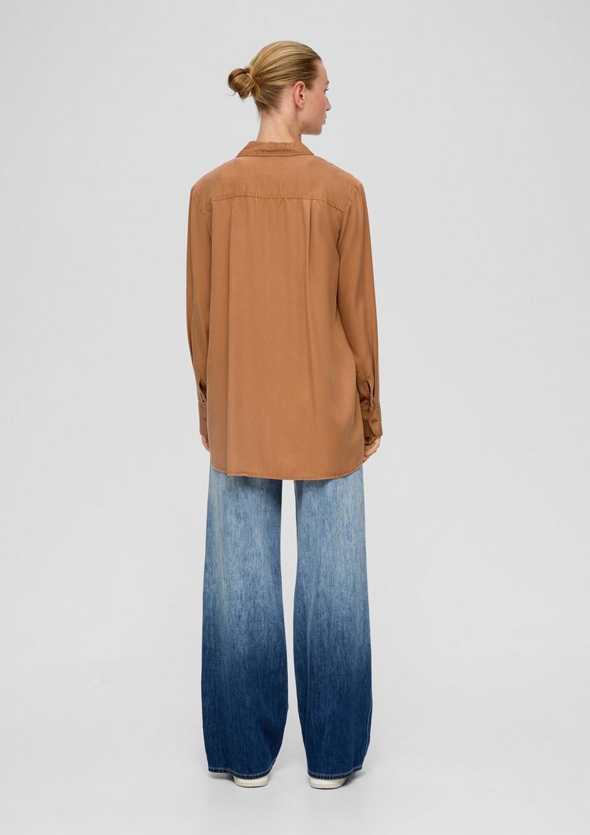 S.Oliver Oversize-Bluse Aus Lyocell