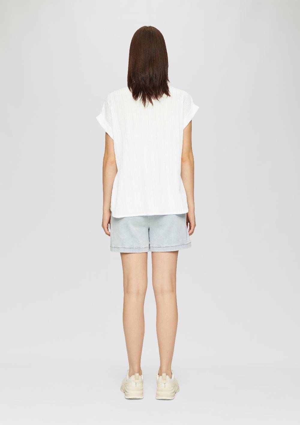 S.Oliver Oversize-Bluse Mit Strukturmuster