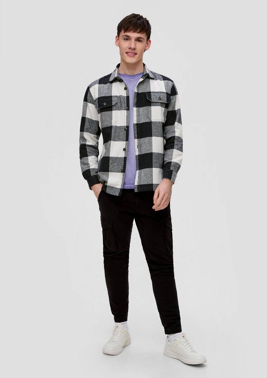 S.Oliver Oversize-Hemdjacke Aus Baumwolle