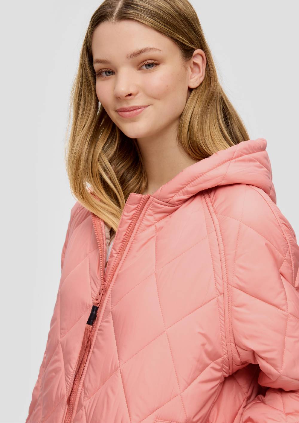 S.Oliver Oversize Mantel Mit Abgerundetem Saum