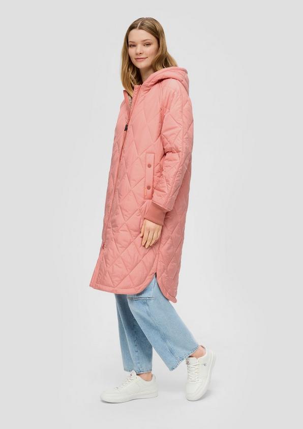 S.Oliver Oversize Mantel mit abgerundetem Saum