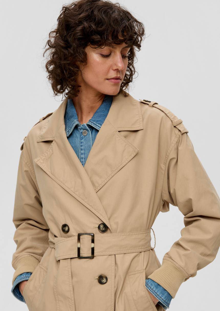 S.Oliver Oversize-Mantel Mit Ärmeln Im Bomber-Stil