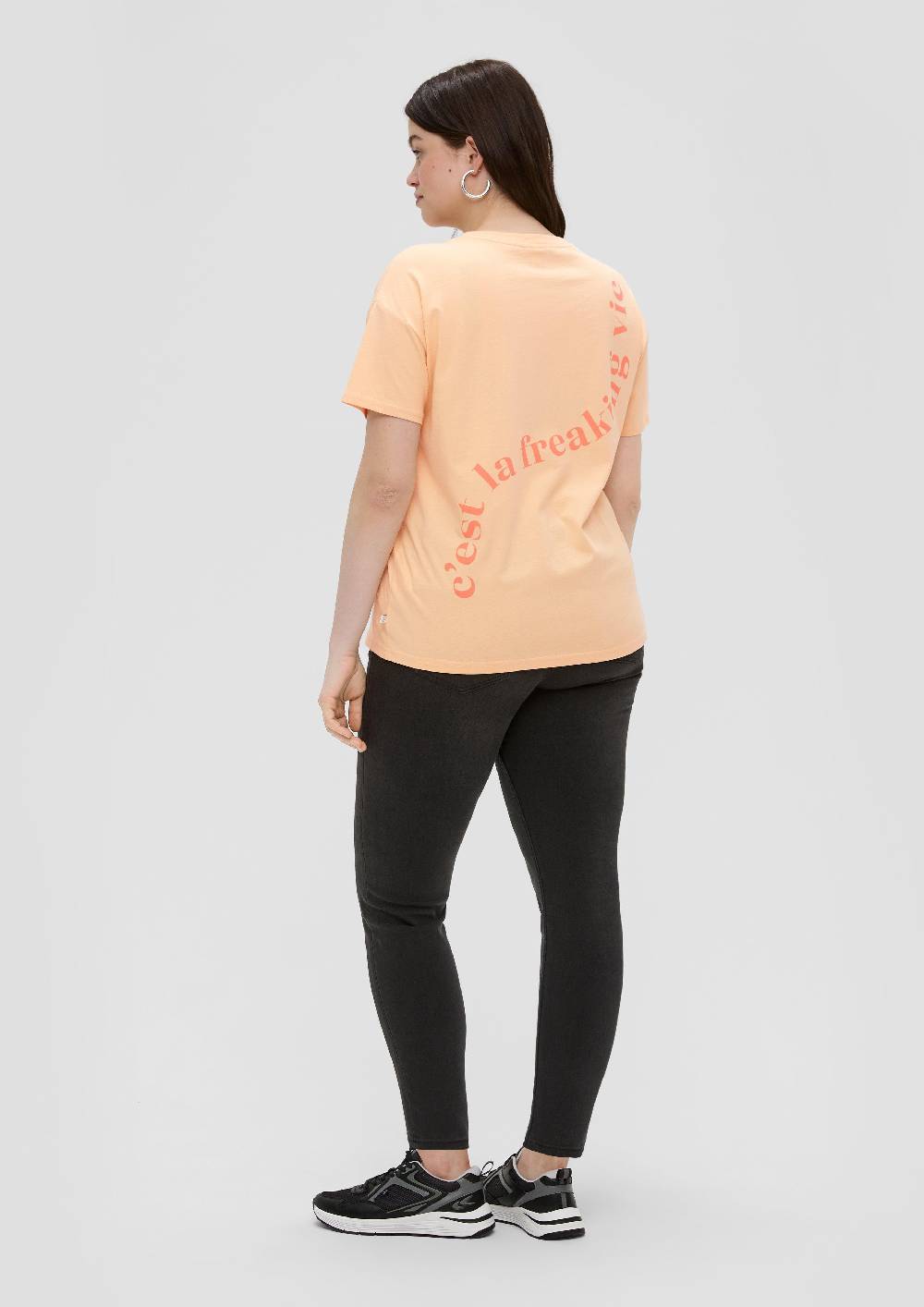 S.Oliver Oversize-Shirt Mit Rückenprint