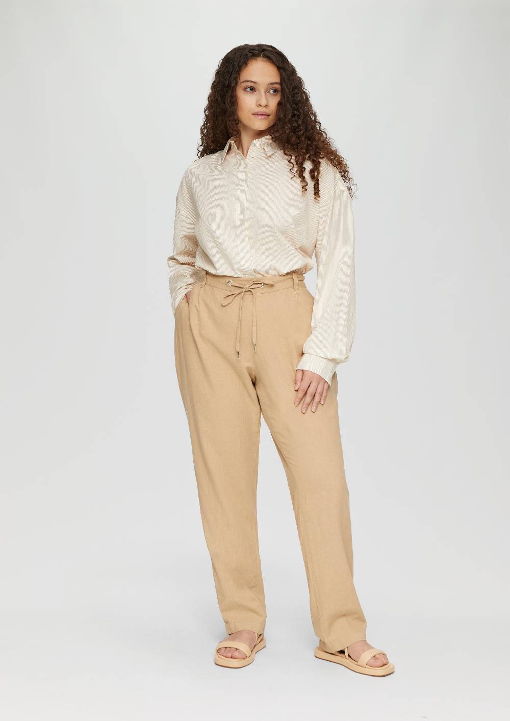 S.Oliver Oversized-Hemdbluse Aus Baumwolle