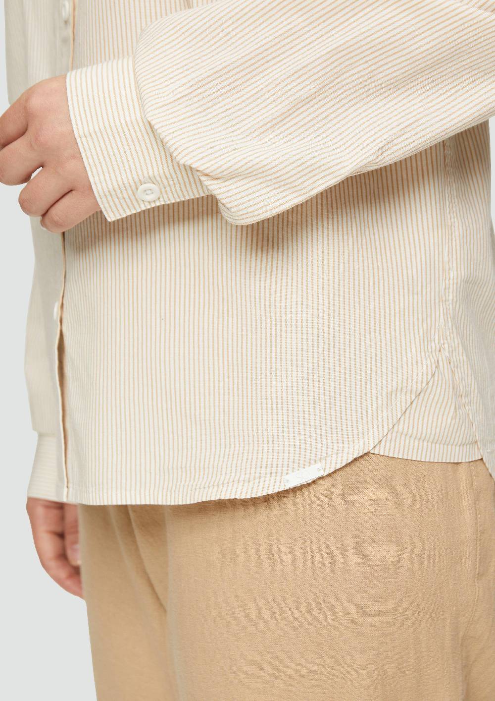 S.Oliver Oversized-Hemdbluse Aus Baumwolle