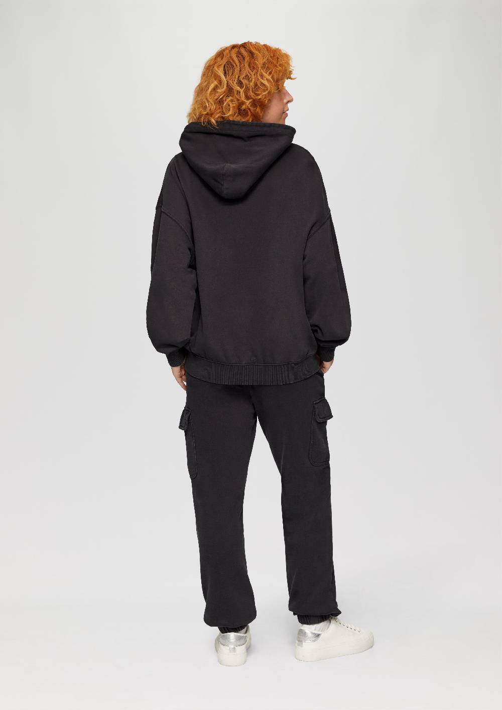 S.Oliver Oversized-Kapuzensweatshirt Mit Waschung