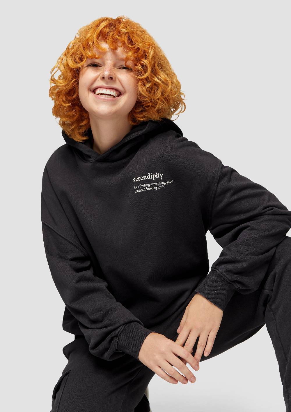 S.Oliver Oversized-Kapuzensweatshirt Mit Waschung