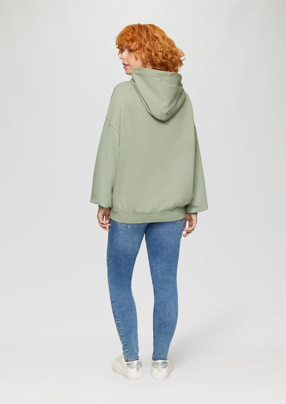 S.Oliver Oversized-Kapuzensweatshirt Mit Waschung
