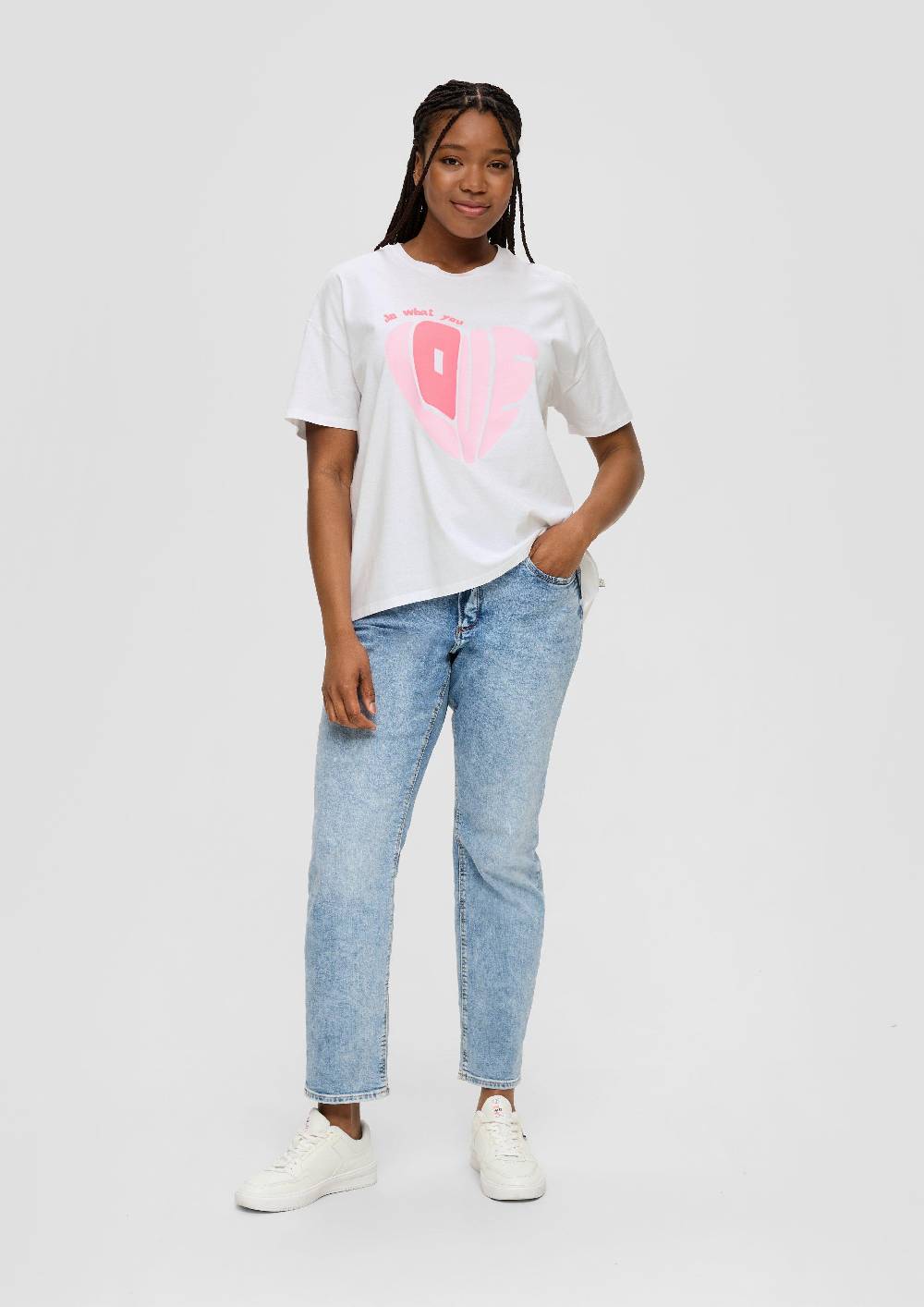 S.Oliver Oversized T-Shirt Mit Print-Detail