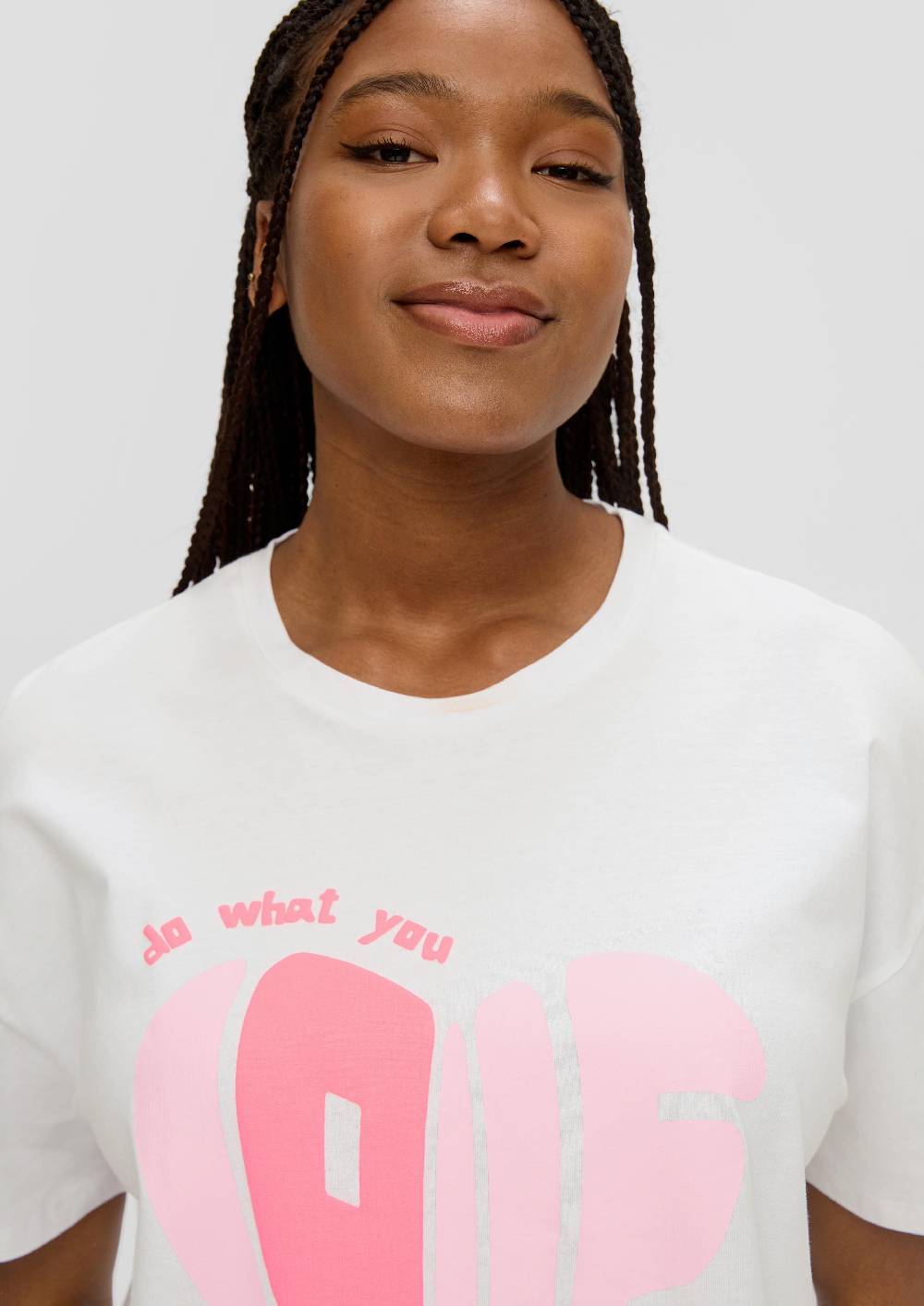 S.Oliver Oversized T-Shirt Mit Print-Detail