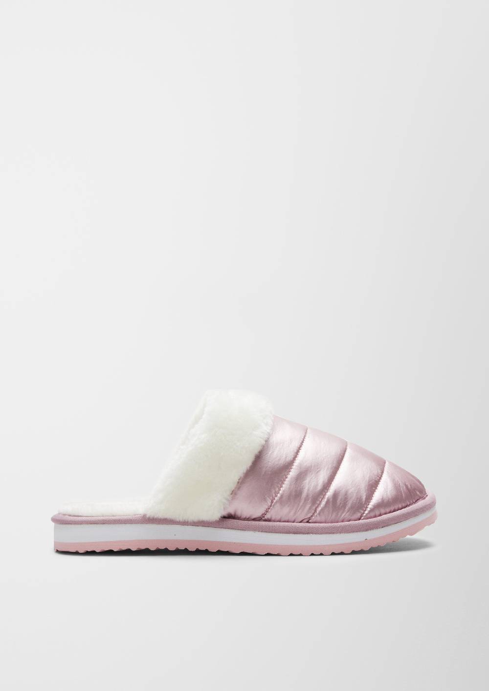 S.Oliver Pantoffeln Im Metallic-Look