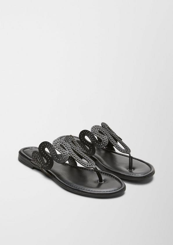 S.Oliver Pantoletten aus Echtleder