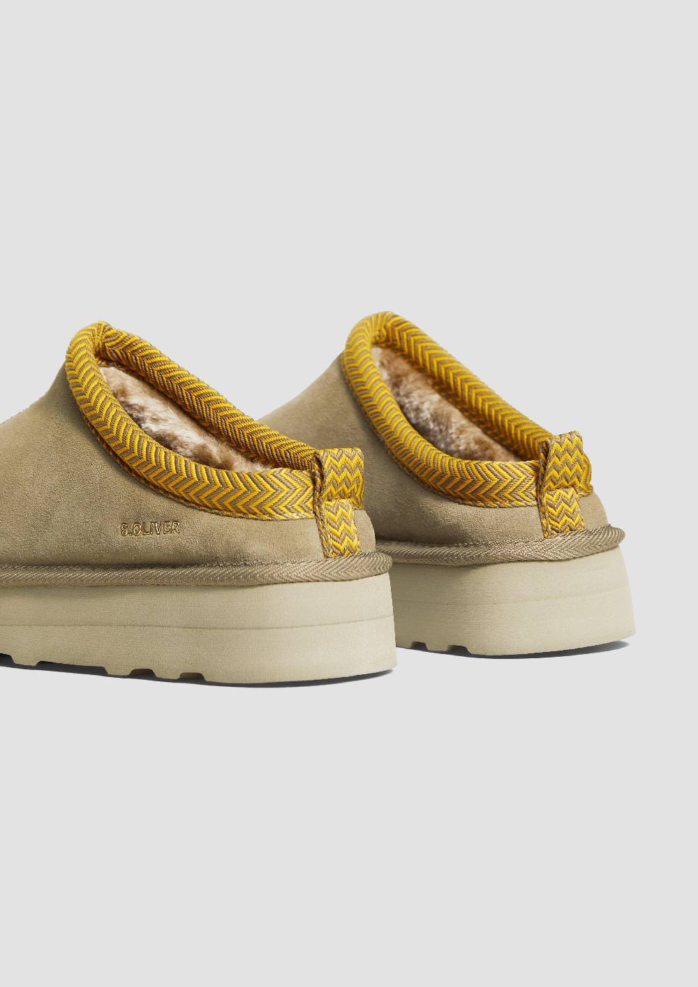 S.Oliver Pantoletten Aus Leder