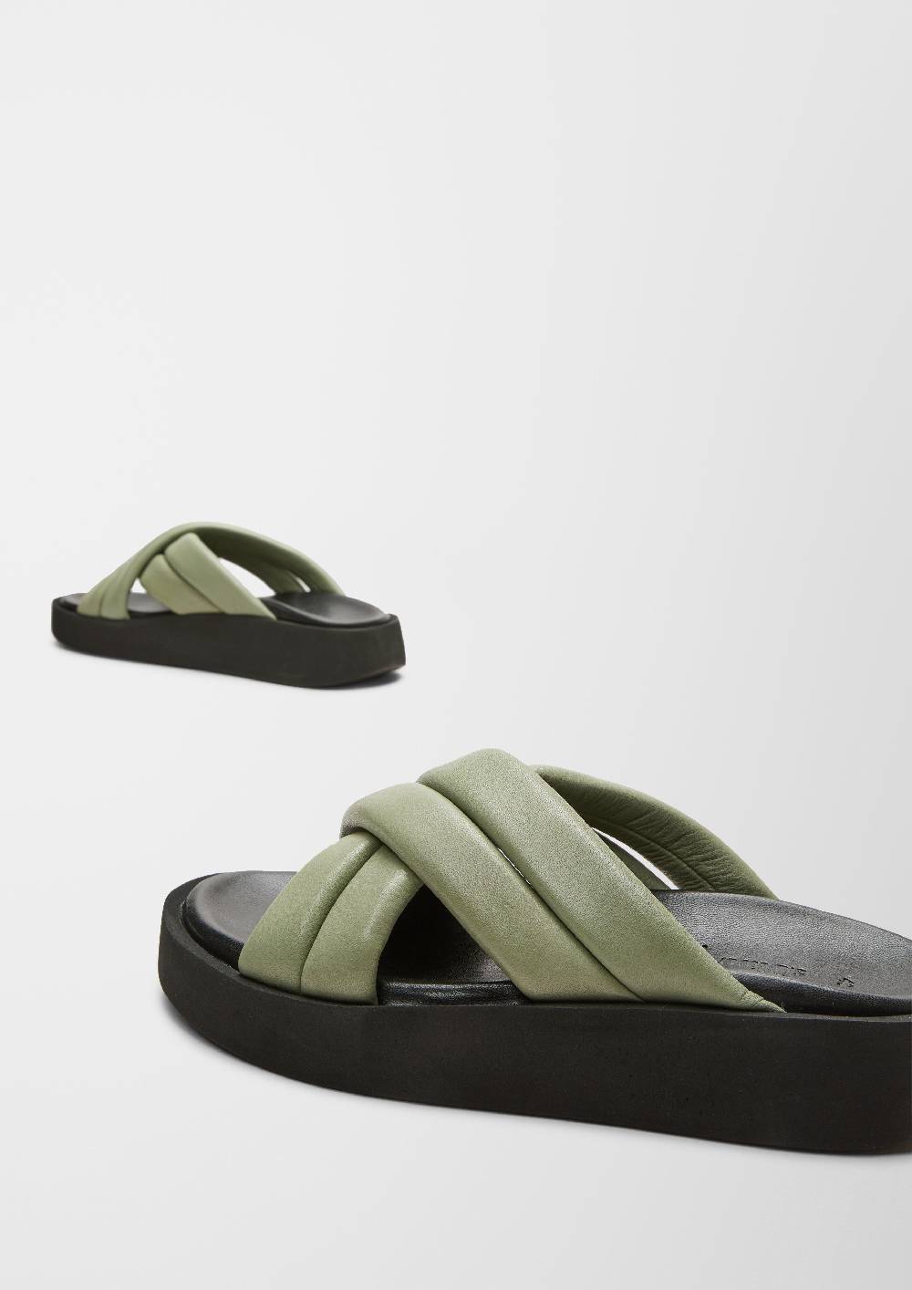 S.Oliver Pantoletten Aus Leder