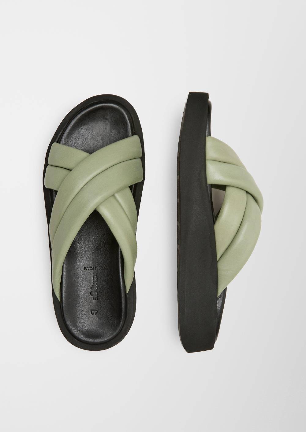 S.Oliver Pantoletten Aus Leder