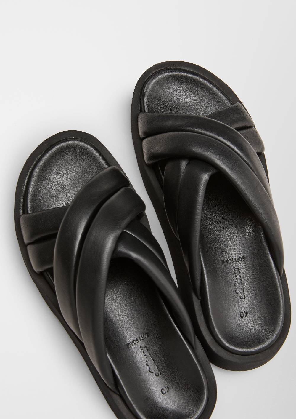 S.Oliver Pantoletten Aus Leder