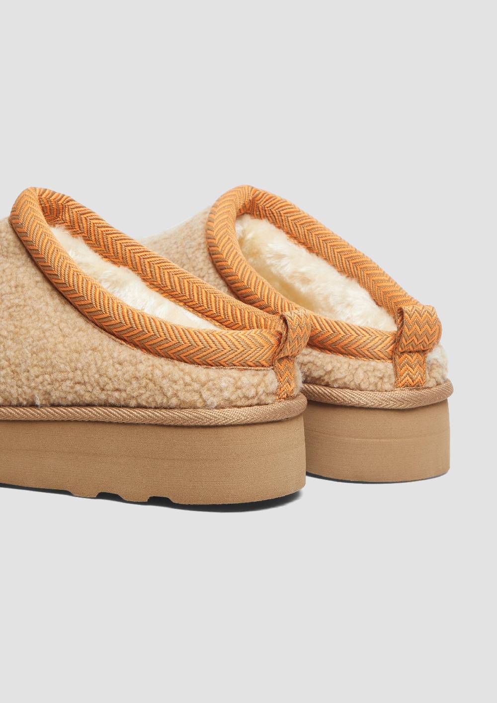 S.Oliver Pantoletten In Teddyplüsch-Optik