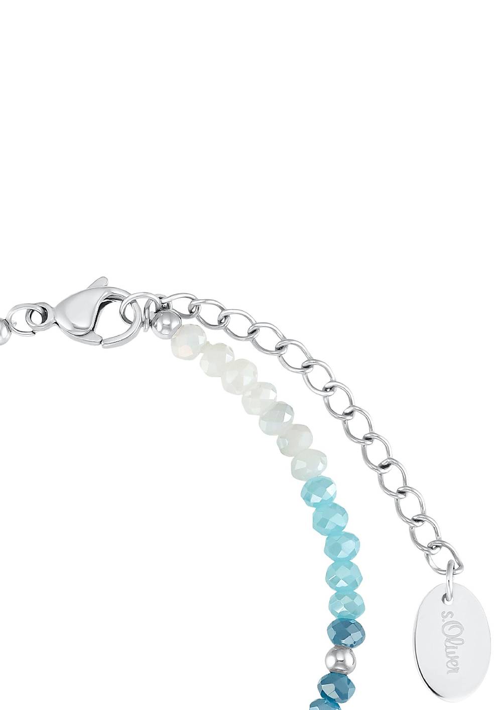 S.Oliver Perlenarmband Aus Edelstahl