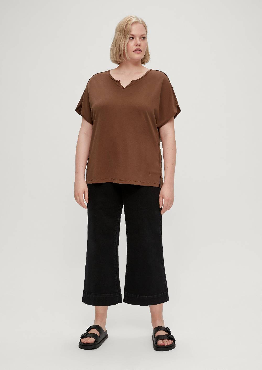 S.Oliver Piqué-Shirt Aus Modalmix