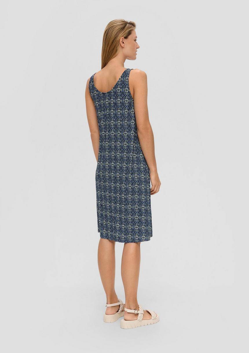 S.Oliver Plissiertes Jersey-Kleid Im Relaxed Fit