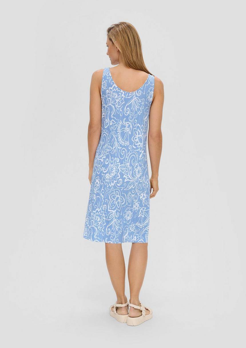 S.Oliver Plissiertes Jersey-Kleid Im Relaxed Fit