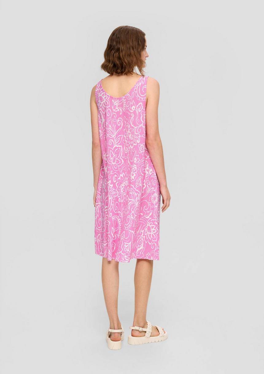 S.Oliver Plissiertes Jersey-Kleid Im Relaxed Fit