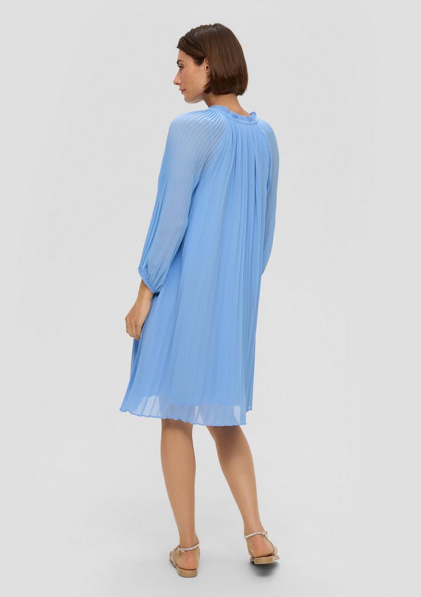 S.Oliver Plissiertes Kleid Aus Chiffon