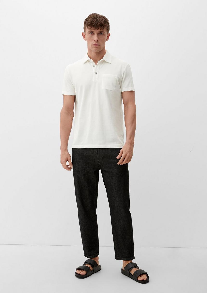 S.Oliver Poloshirt Aus Baumwoll-Piqué