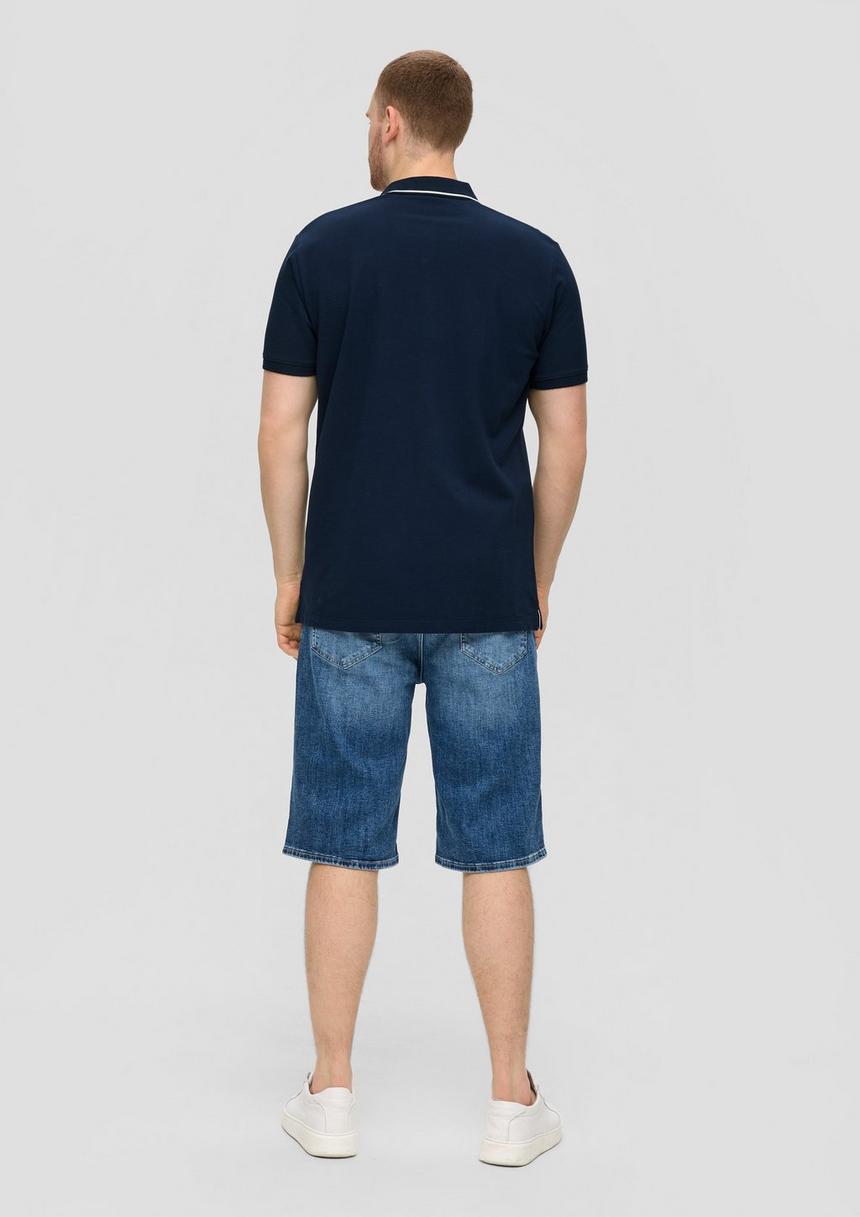 S.Oliver Poloshirt Aus Baumwolle Mit Frontprint