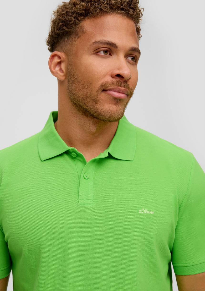 S.Oliver Poloshirt Aus Baumwolle Mit Logo-Detail