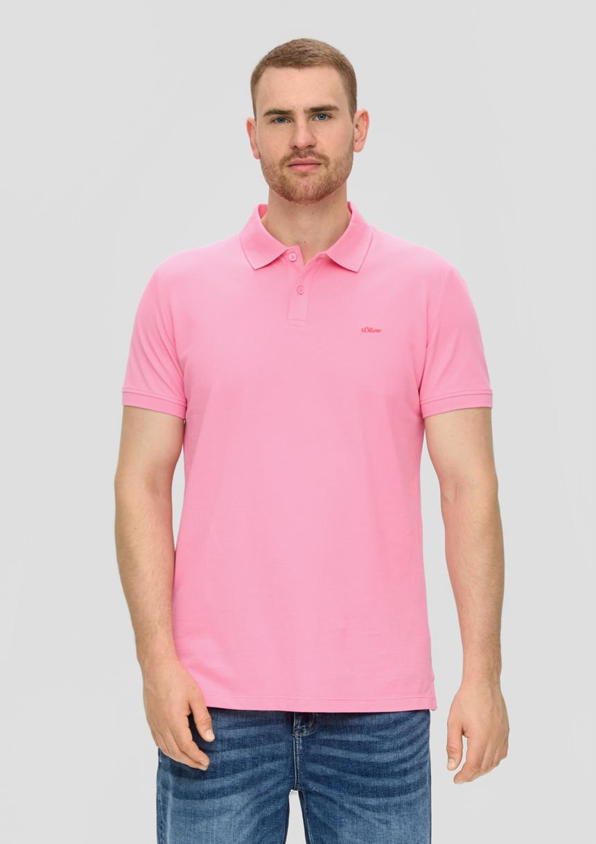 S.Oliver Poloshirt aus Baumwolle mit Logo-Detail