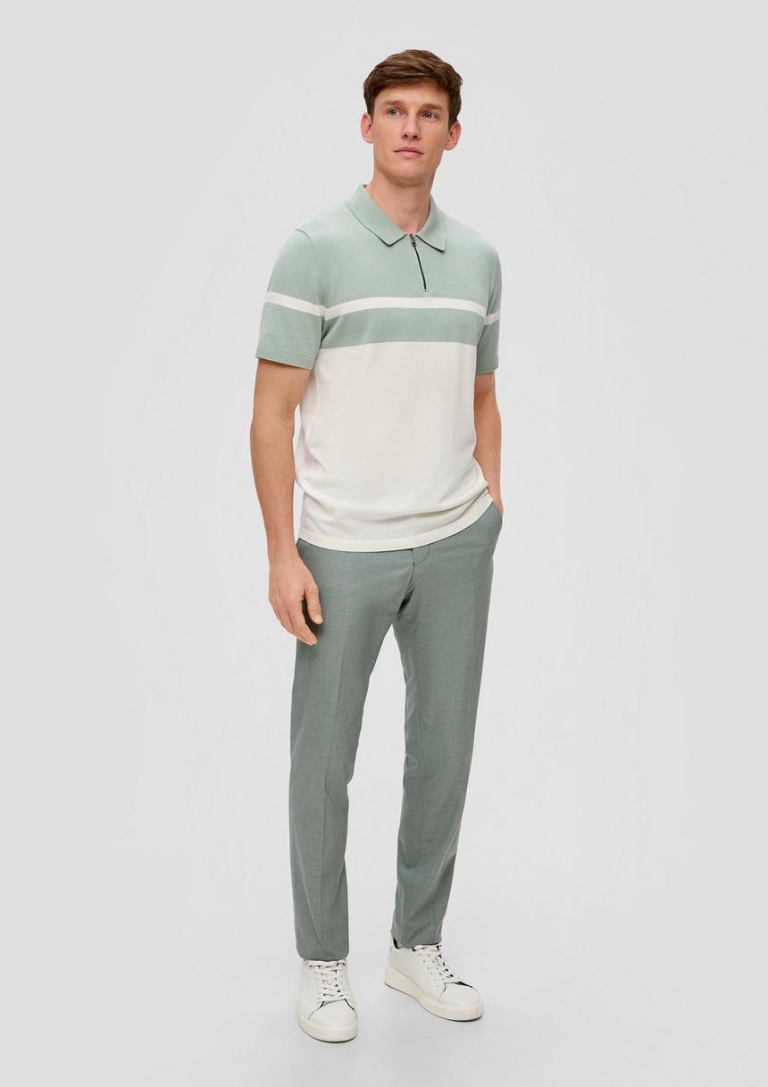 S.Oliver Poloshirt Aus Feinstrick