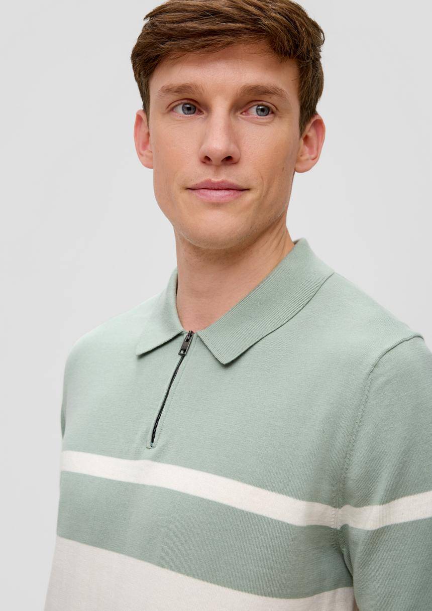 S.Oliver Poloshirt Aus Feinstrick