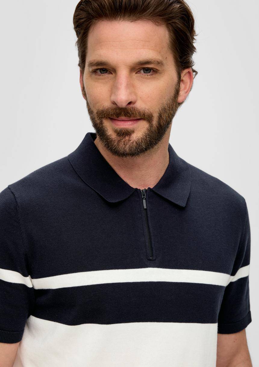 S.Oliver Poloshirt Aus Feinstrick