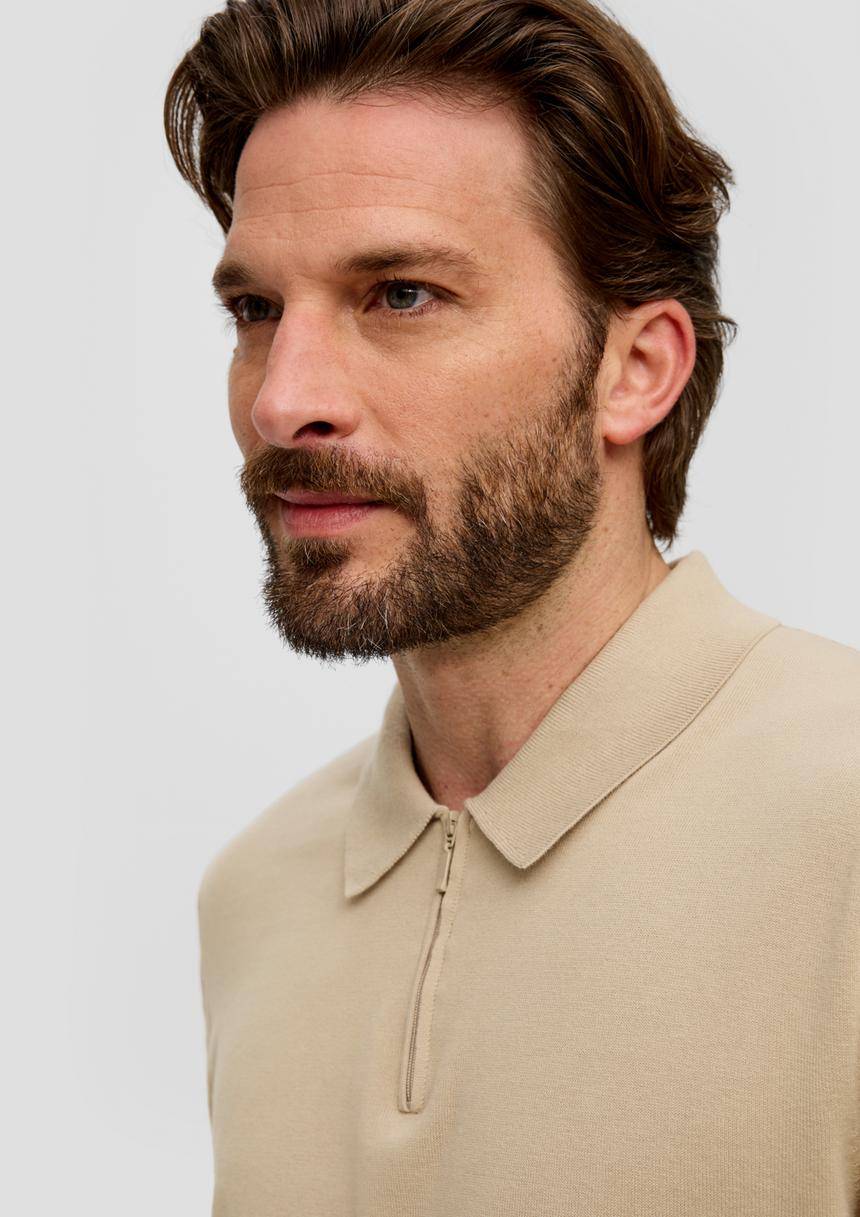 S.Oliver Poloshirt Aus Feinstrick