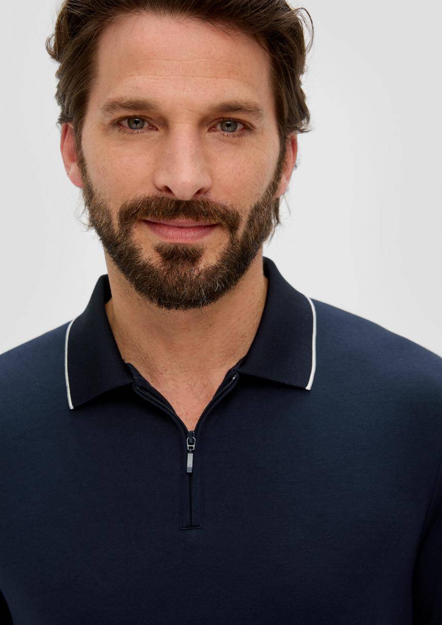S.Oliver Poloshirt Aus Modalmix