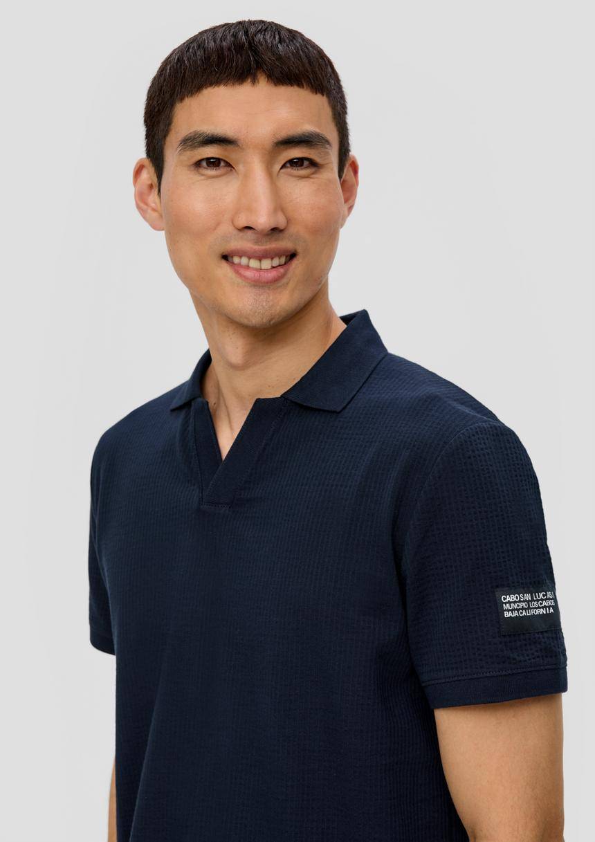 S.Oliver Poloshirt Aus Waffelpiqué