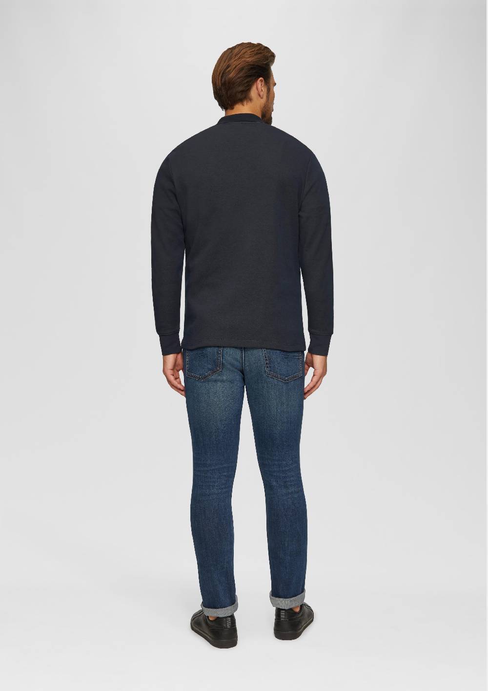 S.Oliver Poloshirt Aus Zweifarbigem Piqué