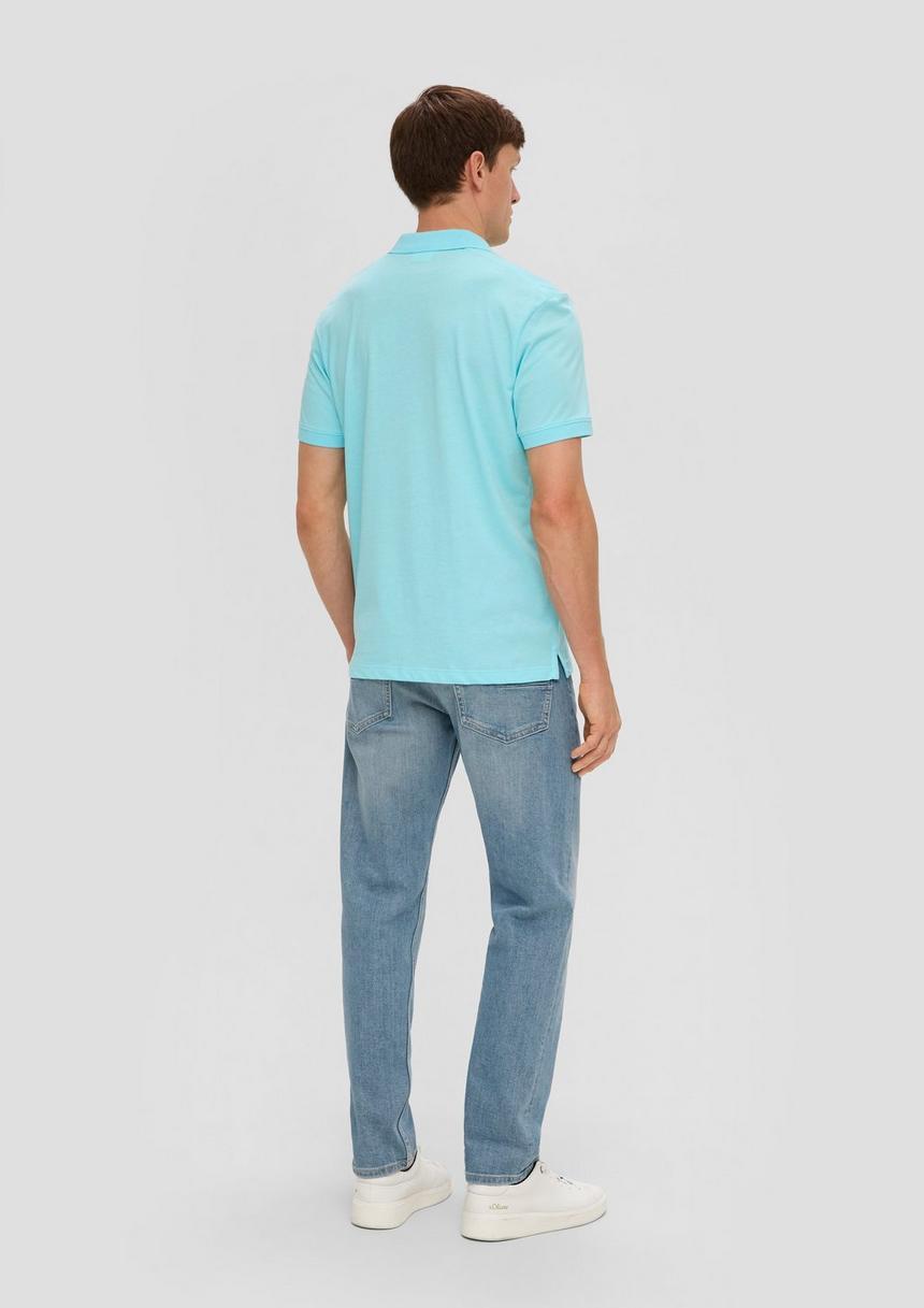 S.Oliver Poloshirt In Melierter Optik