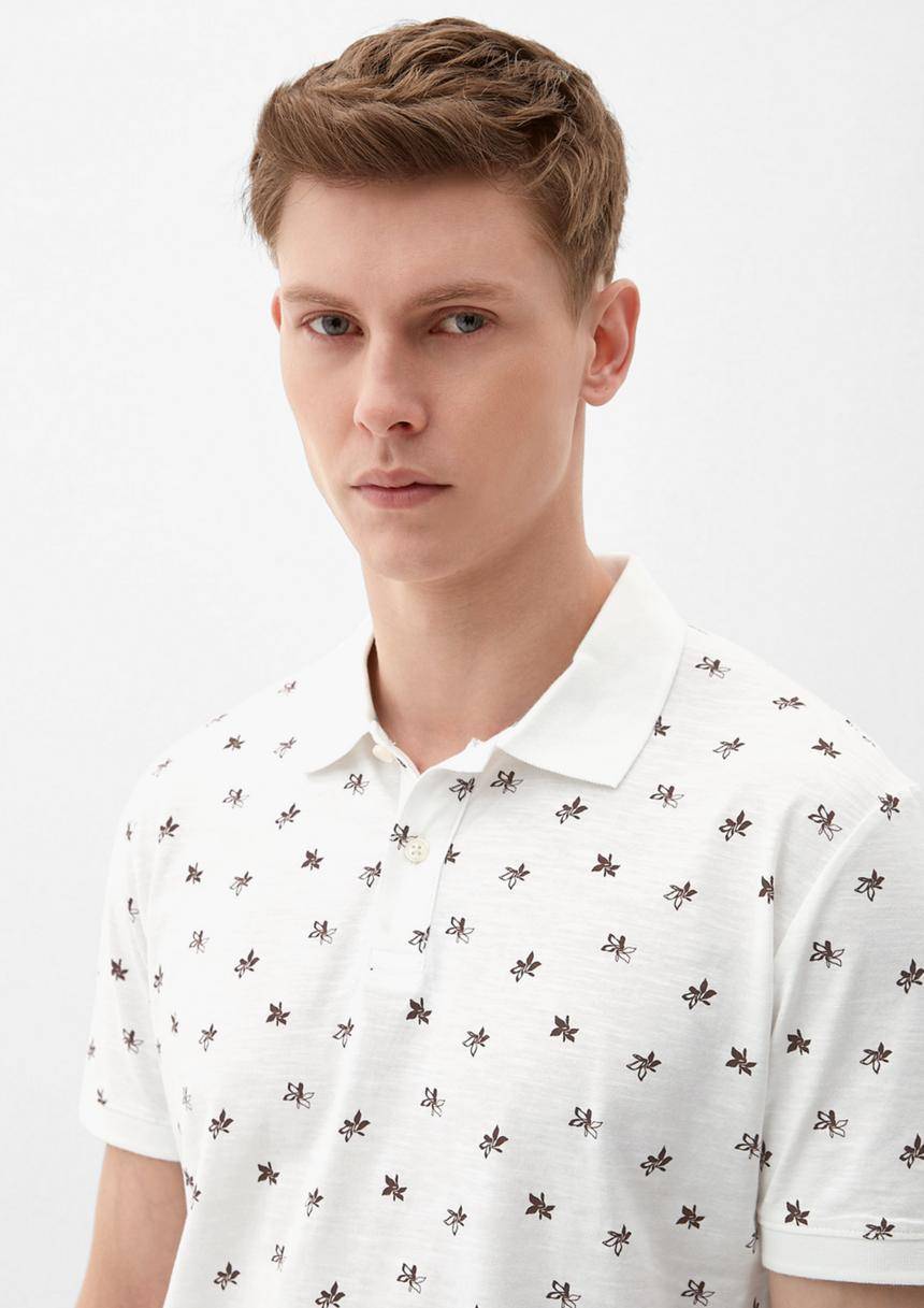 S.Oliver Poloshirt Mit Allover-Print