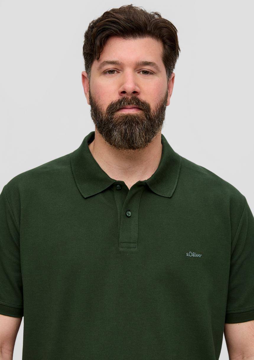 S.Oliver Poloshirt Mit Kleinem Label-Print