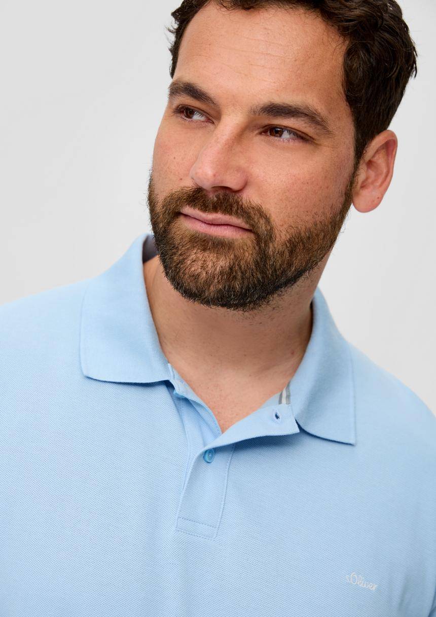 S.Oliver Poloshirt Mit Kleinem Label-Print