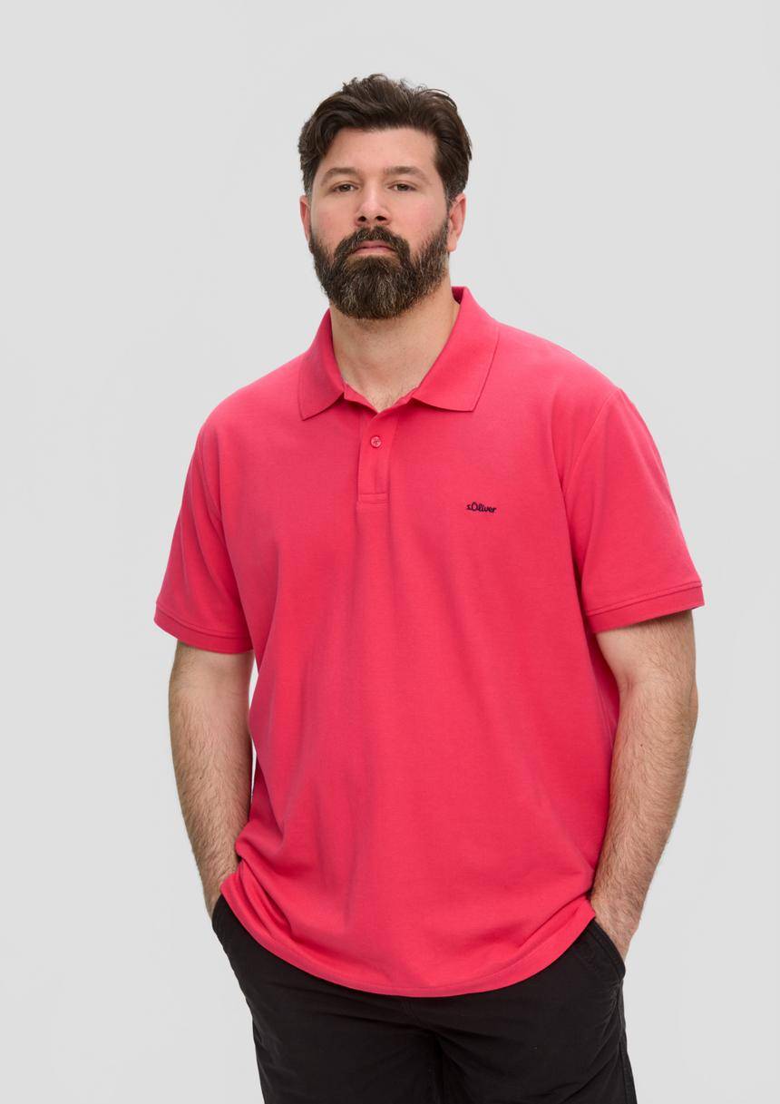S.Oliver Poloshirt mit kleinem Label-Print
