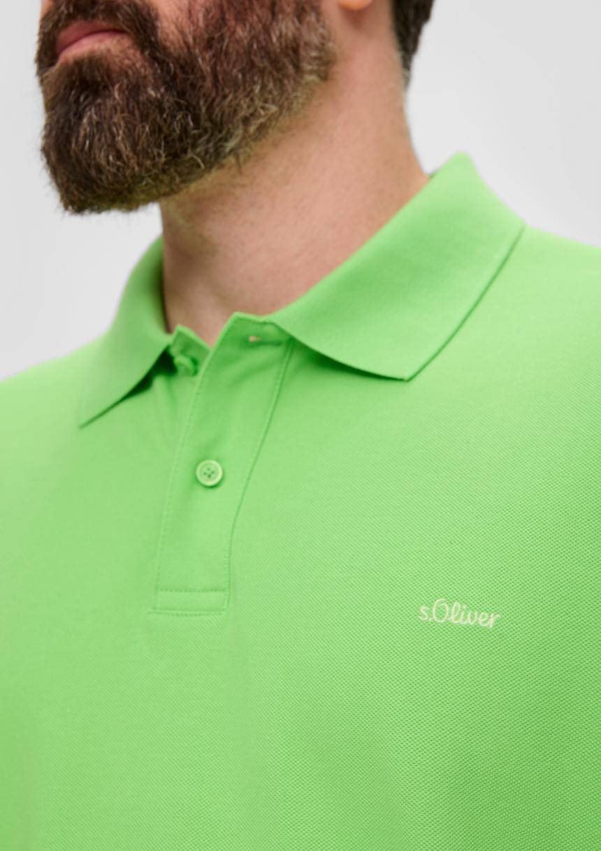 S.Oliver Poloshirt Mit Kleinem Label-Print