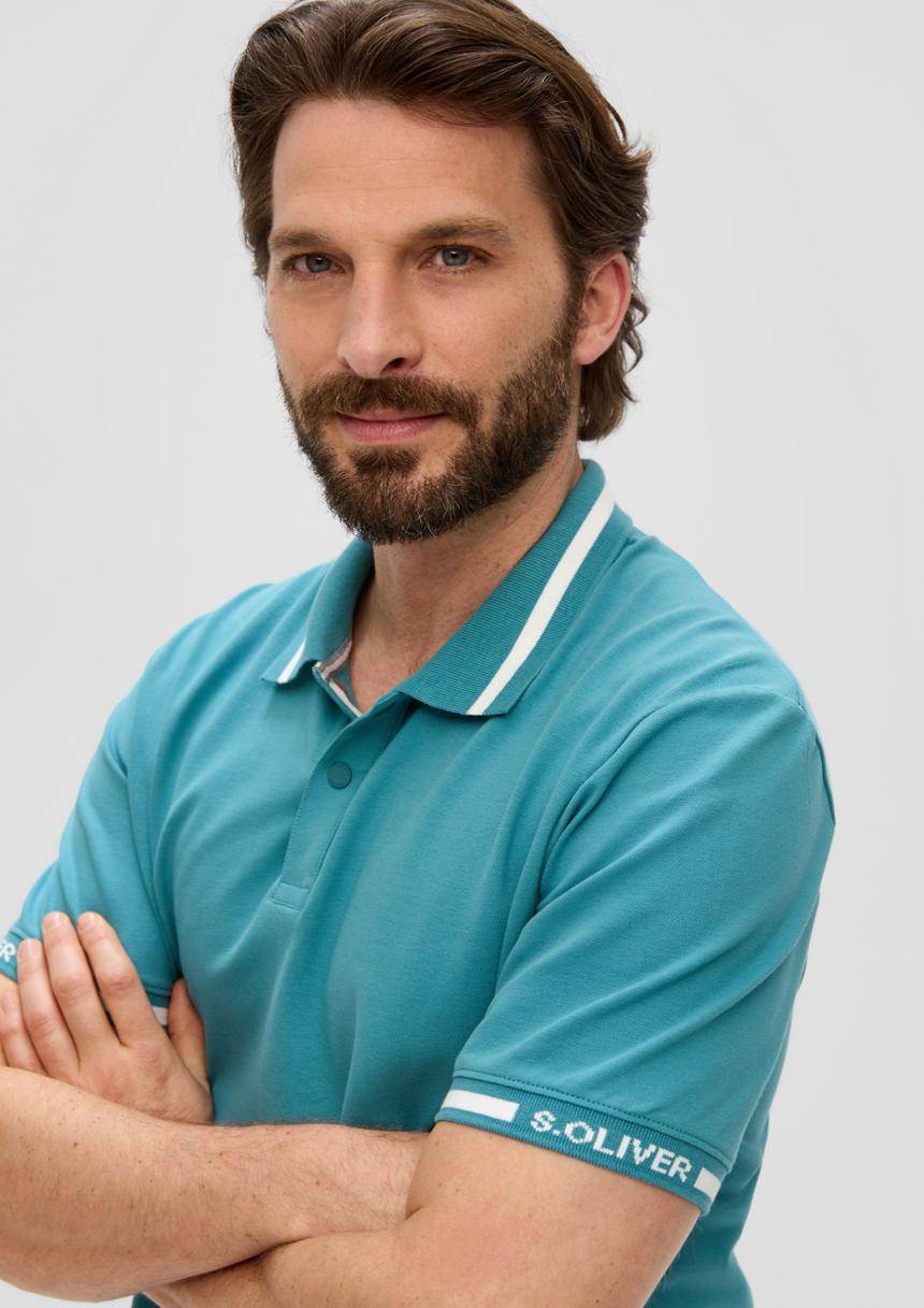 S.Oliver Poloshirt Mit Kontrast-Detail