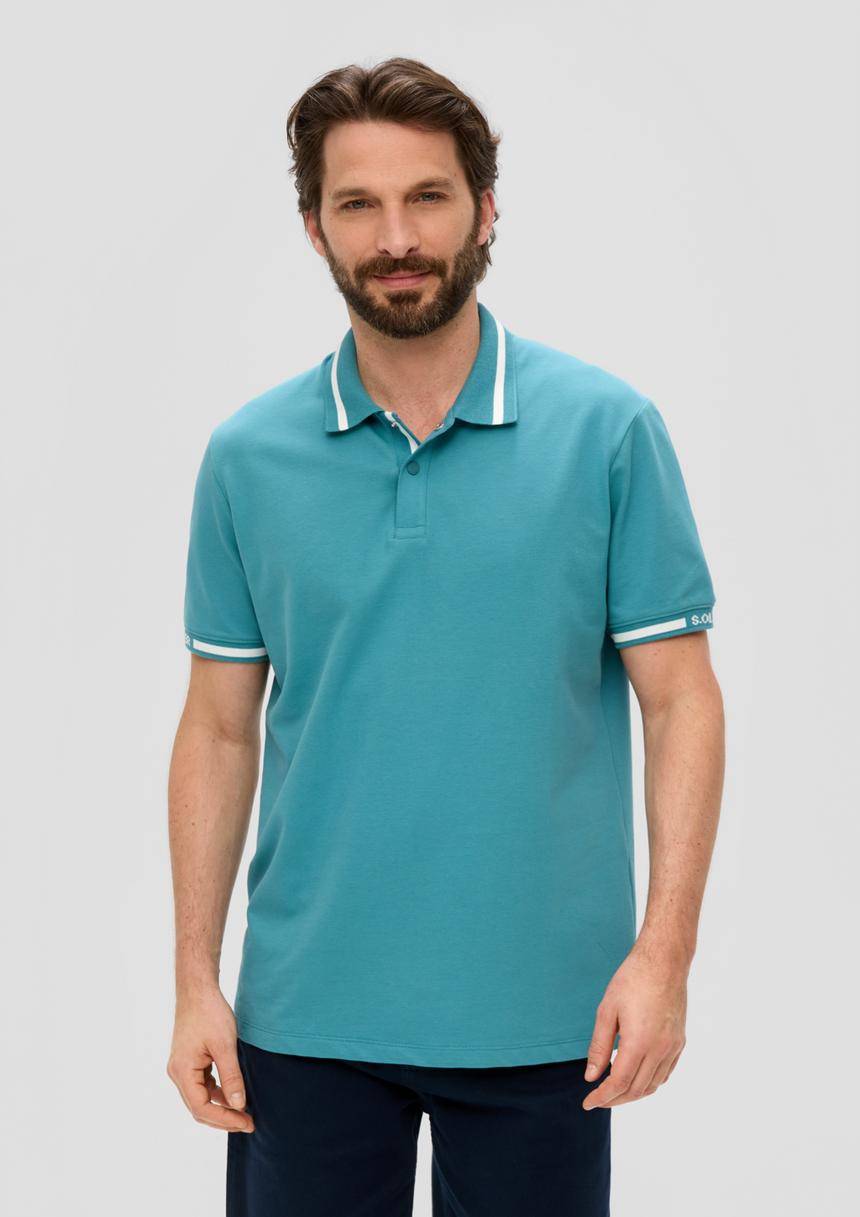 S.Oliver Poloshirt mit Kontrast-Detail