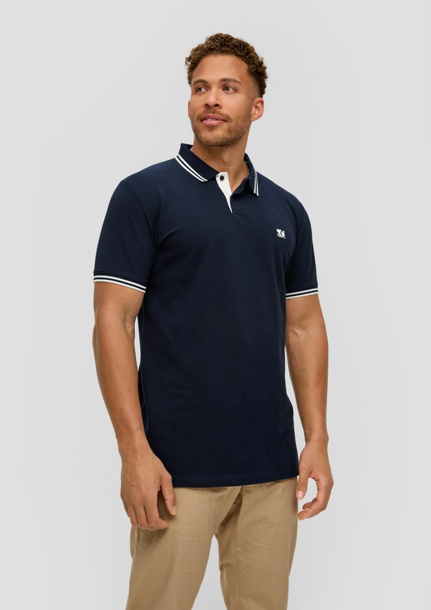 S.Oliver Poloshirt mit Kontrastdetails