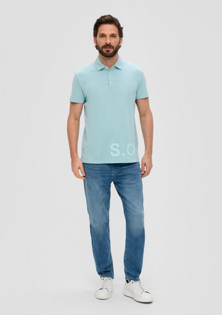 S.Oliver Poloshirt Mit Label-Print